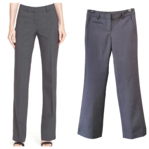 Theory Pants - Theory Dorianna Tailored Stretch Italian Wool Pant